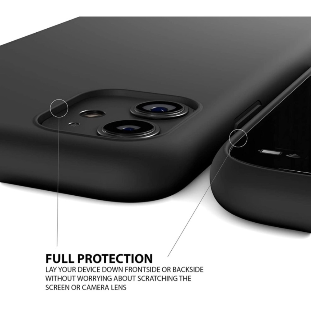 NEW, 2 Pack iPhone 11 Case, Matte Black Ultra Thin Protective Phone Case